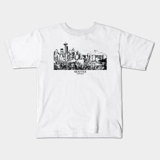 Seattle - Washington Kids T-Shirt